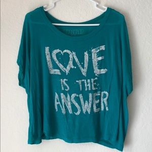 Love is the Answer - Loose fit tee